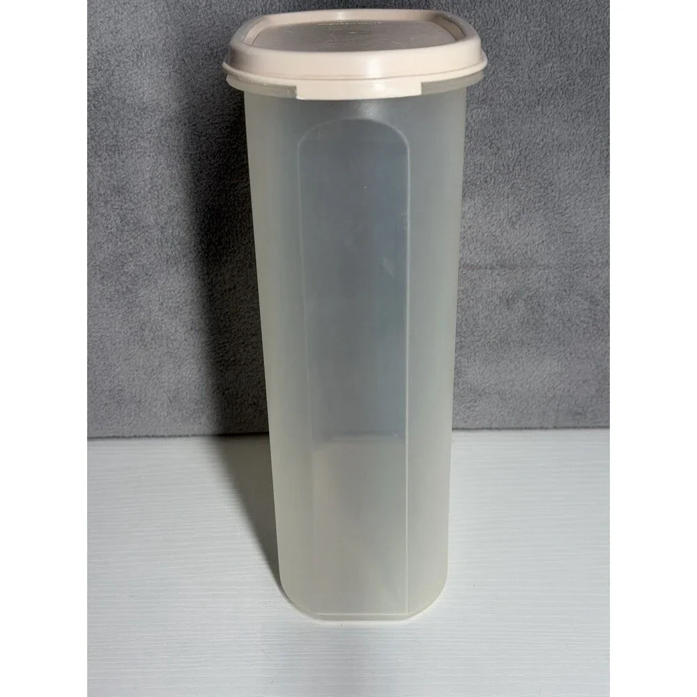 Vintage Tupperware Modular Mates Oval 4 Container #1614 Pink Lid #1616 Pantry